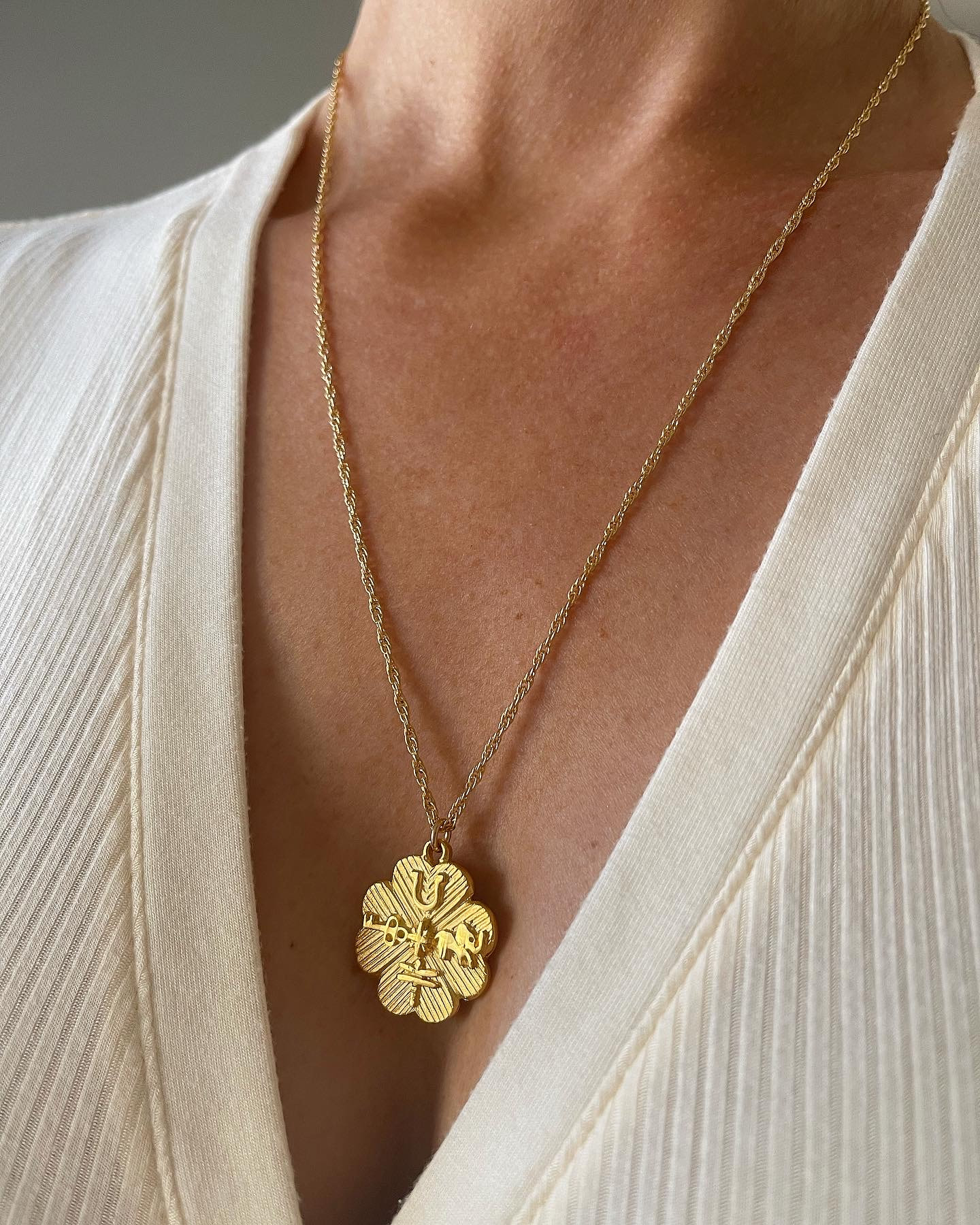 Tiffany & Co. Necklace Pendant Sterling Silver 925 Clover | eBay